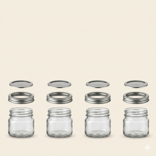 4 Bocaux en verre
