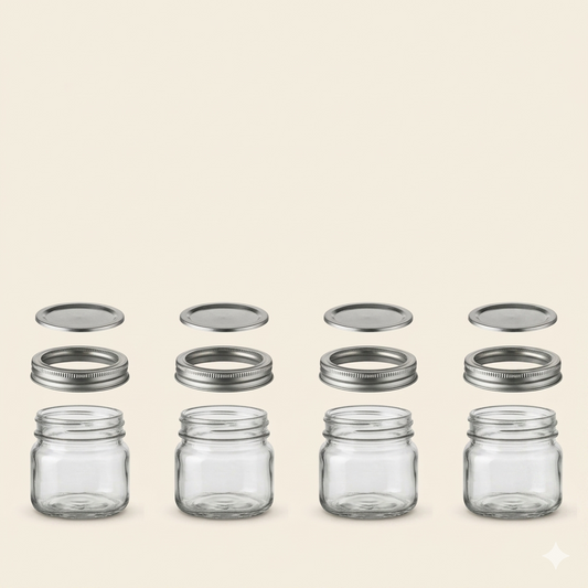 4 Bocaux en verre