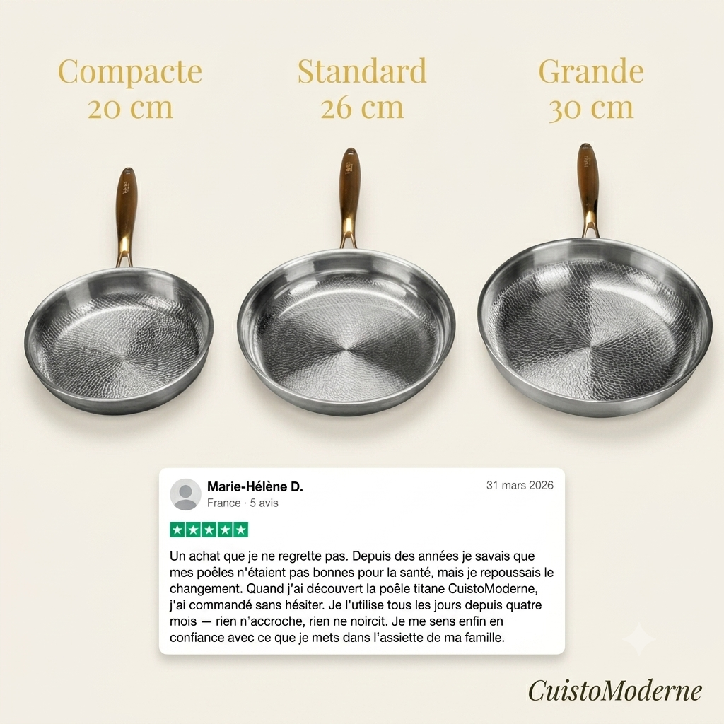 Poêle titanium