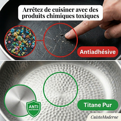 Poêle titanium