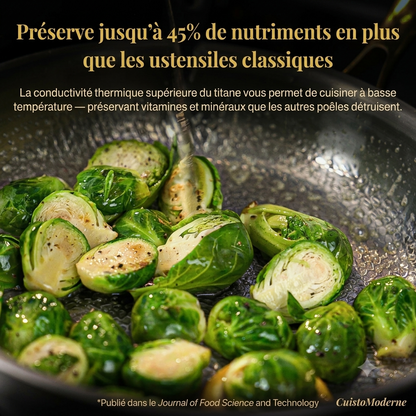 Poêle titanium