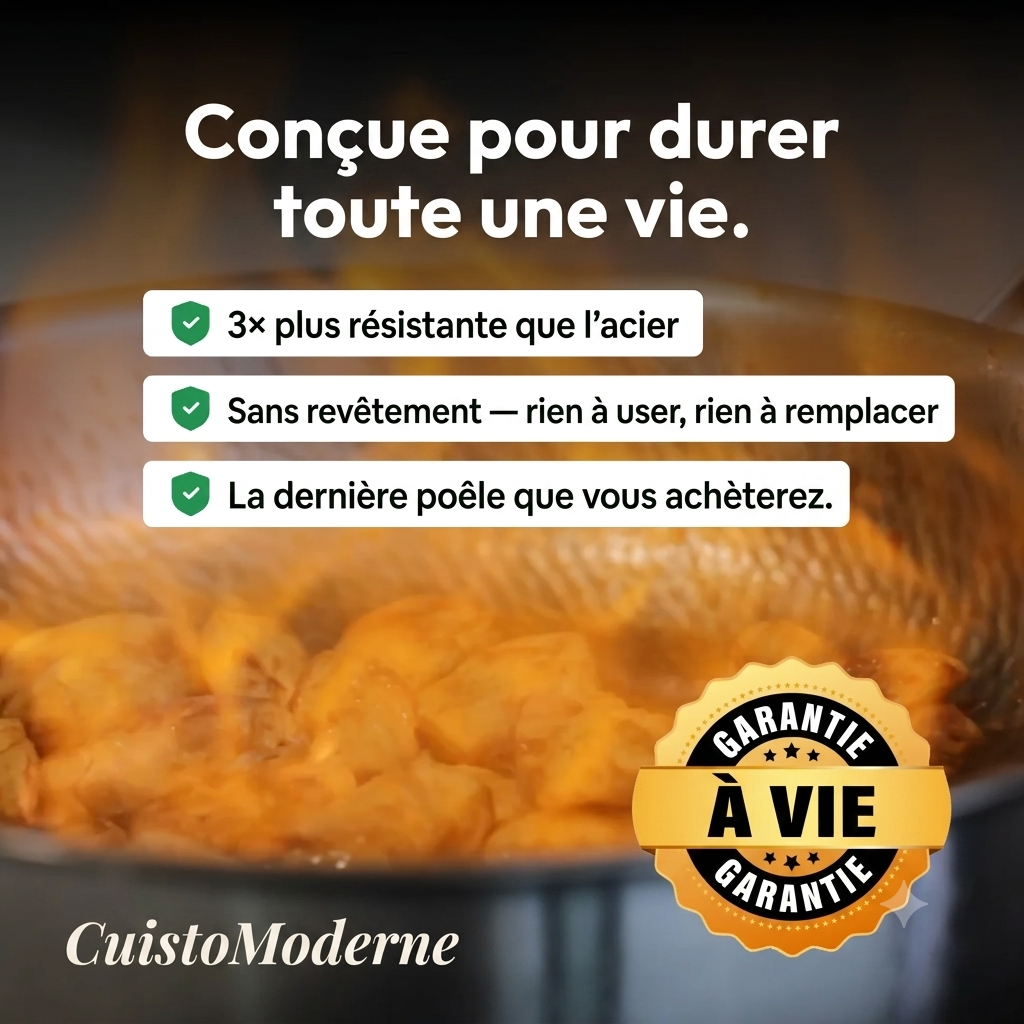 Poêle titanium