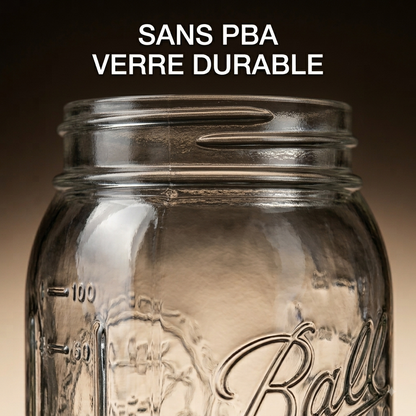 4 Bocaux en verre